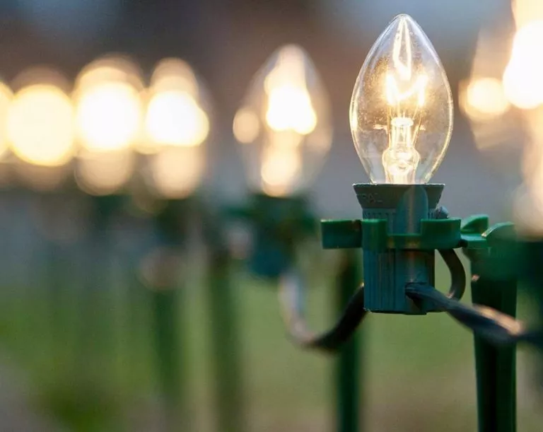 Christmas lightbulb for Christmas lights installation