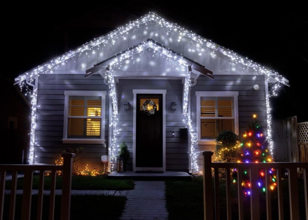 holiday icicle lights