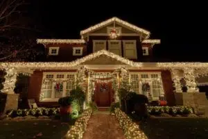 holiday light installation Christmas light rental