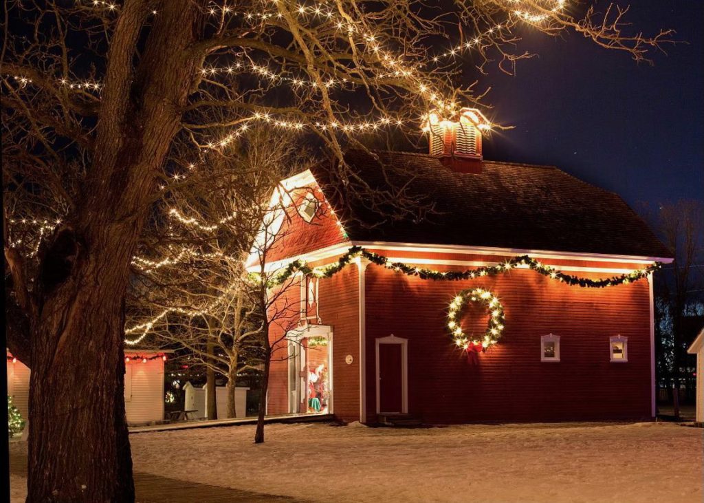 holiday lights and decorations