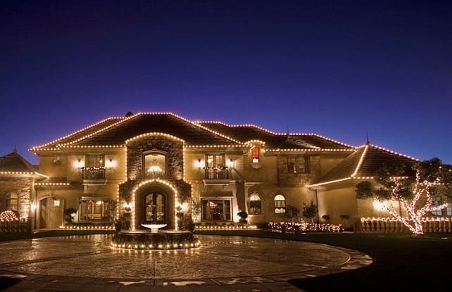 Huge house decorated by GreenGate Turf & Pest in Cypress, TX