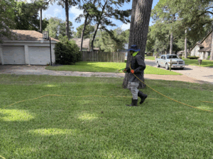GreenGate Technician completing a Fall Fertilizer Application