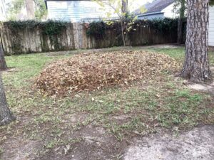 mulching leaves vs bagging
